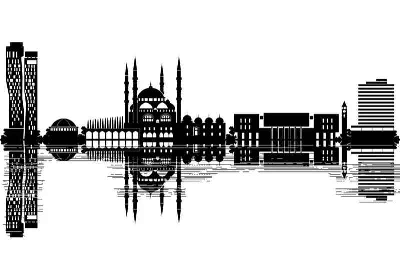 Panorama e Tiranës — skyline